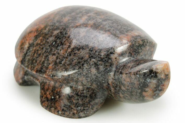 Carved Feldspar Turtle - Colorado #373648